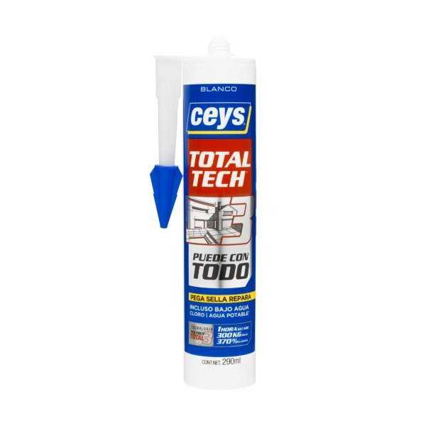 MS-Tech 290 ml Blanco 507216 [LOTE DE 4 Unidades] CEYS
