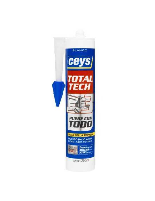 MS-Tech 290 ml Blanco 507216 [LOTE DE 4 Unidades] CEYS