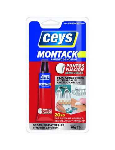 Montack Puntos Fijación Tubo 20GRS. 507400 [LOTE DE 6 Unidades] CEYS