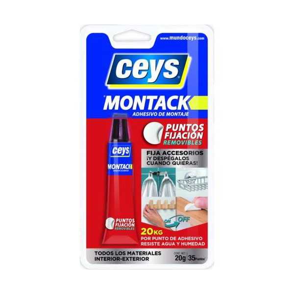 Montack Puntos Fijación Tubo 20GRS. 507400 [LOTE DE 6 Unidades] CEYS