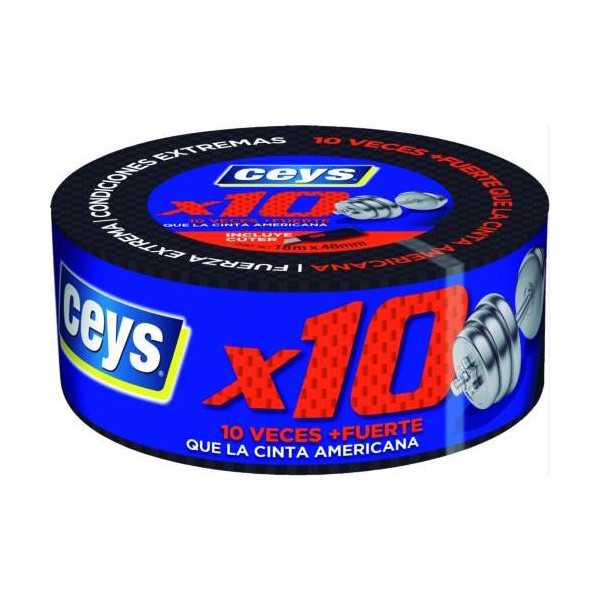 Cinta X10 18METROS X 48MM 507660 [LOTE DE 2 Unidades] CEYS