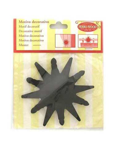 Blister 2 Motivo Decorativo Sol Negro FW104 [LOTE DE 4 Unidades] CINTACOR