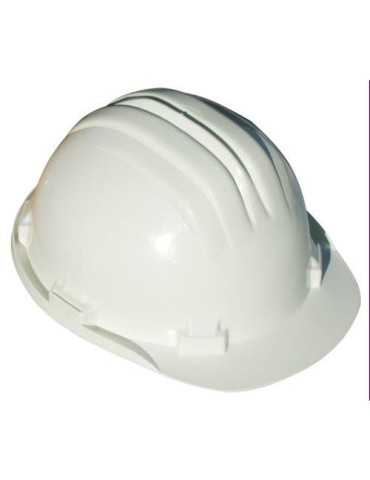 Casco Obra Blanco con Regulador 5-RG [LOTE DE 6 Unidades] CLIMAX