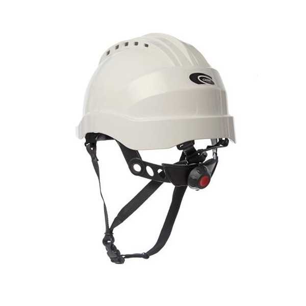Casco para Trabajos en Altura. bco. Curro-V-Barbuquejo [LOTE DE 2 Unidades] CLIMAX