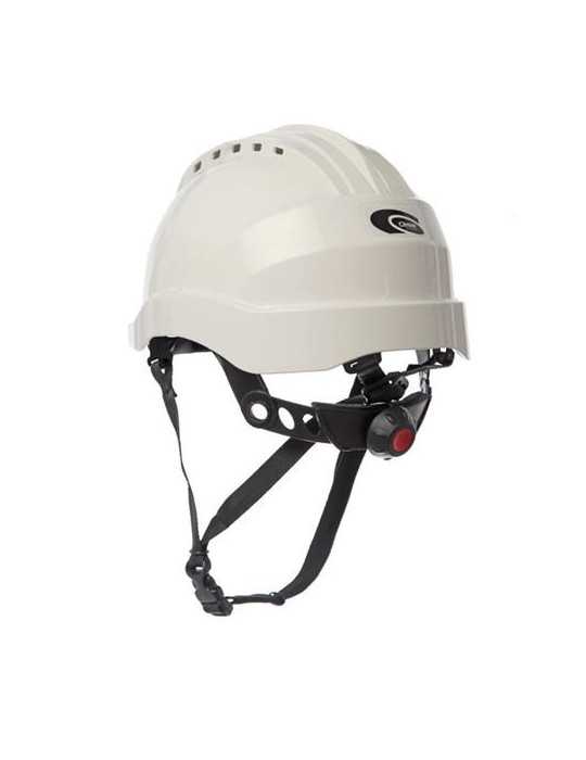 Casco para Trabajos en Altura. bco. Curro-V-Barbuquejo [LOTE DE 2 Unidades] CLIMAX