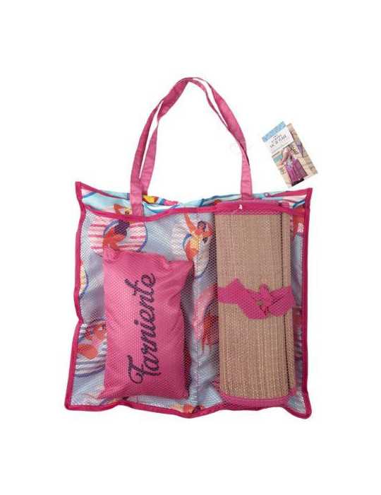 Set Bolsa con Esterilla y Cojin VO1452 [LOTE DE 4 Unidades] CMP PARIS