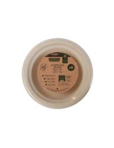 Set 6 Bols Trigo 15CM KA4349 [LOTE DE 20 Unidades] CMP PARIS