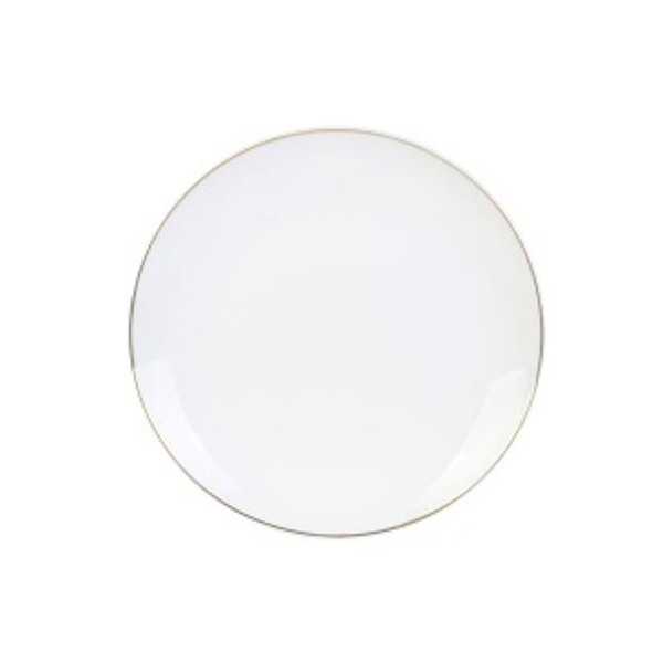 Plato con Ribete Dorado 20 cm KA4570 [LOTE DE 10 Unidades] CMP PARIS