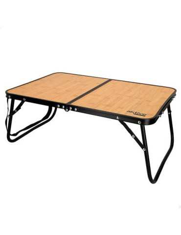 Mesa Camping Plegable Alu 60X40X26CM -Bambú [LOTE DE 4 Unidades] COLOR BABY
