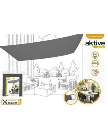 Toldo Sombreo Rectangular Poliéster 2X3M Antracit [LOTE DE 2 Unidades] COLOR BABY