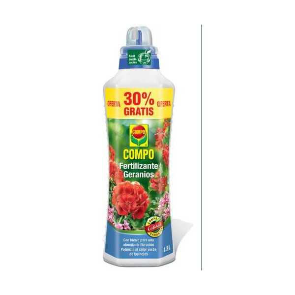 Fertilizante Geranios 1300ML [LOTE DE 4 Unidades] COMPO