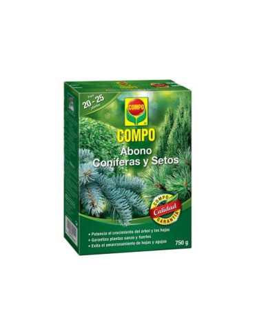 Abono Coniferas y Setos 750GR 2655202011 [LOTE DE 4 Unidades] COMPO