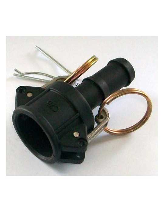 Conector Camlock Polipropileno 3/4 T-C [LOTE DE 12 Unidades] COPLASVA