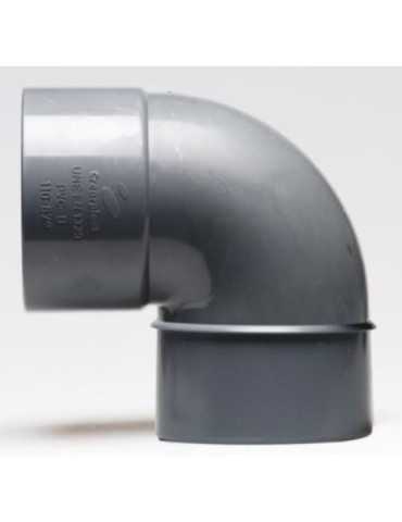Enlace Codo 90 Macho Hembra PVC Evacuación 50 mm [LOTE DE 30 Unidades] CREARPLAST