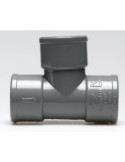 Enlace T Hembra PVC Evacuación 50 mm [LOTE DE 24 Unidades] CREARPLAST
