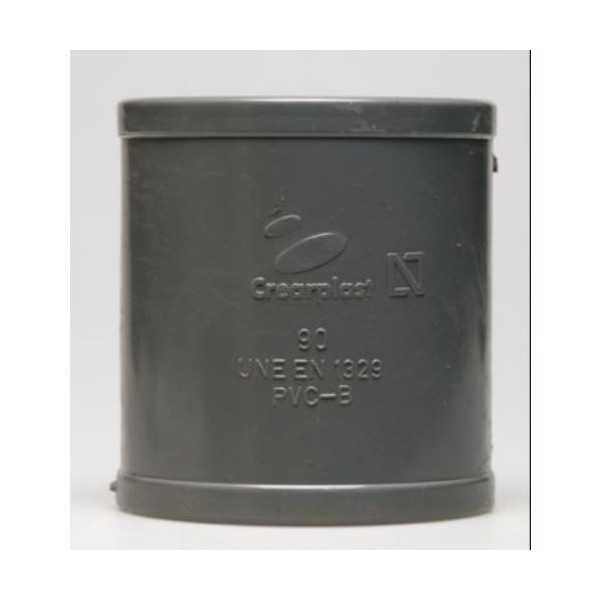 Enlace Recto PVC Evacuación 40 mm [LOTE DE 38 Unidades] CREARPLAST