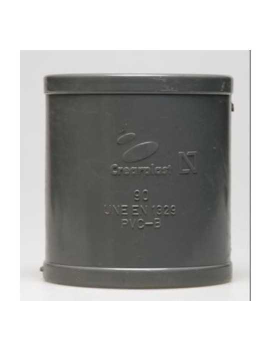 Enlace Recto PVC Evacuación 40 mm [LOTE DE 38 Unidades] CREARPLAST