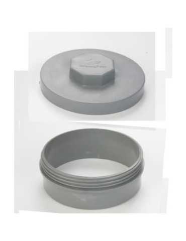 Tapón Registro PVC Evacuación 50 mm [LOTE DE 22 Unidades] CREARPLAST