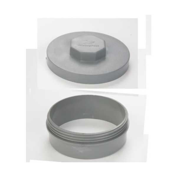 Tapón Registro PVC Evacuación 50 mm [LOTE DE 22 Unidades] CREARPLAST