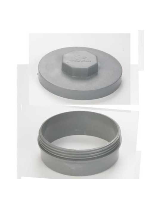 Tapón Registro PVC Evacuación 50 mm [LOTE DE 22 Unidades] CREARPLAST