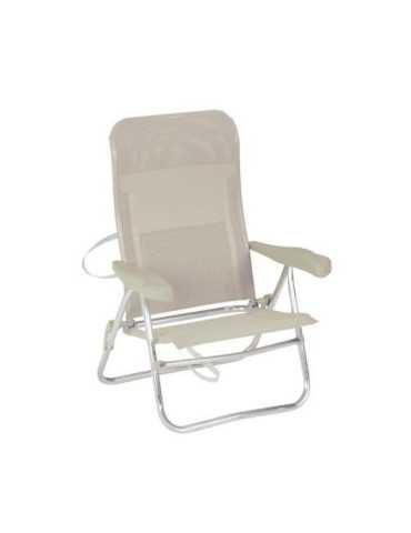 Silla de Playa AL-205-M-34 Gris Claro CRESPO
