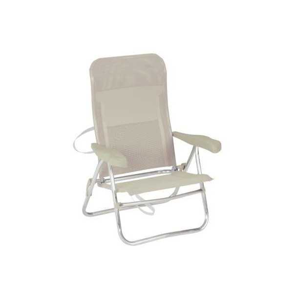 Silla de Playa AL-205-M-34 Gris Claro CRESPO