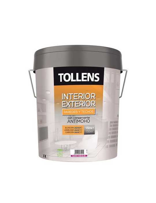 Pintura Plástica Interior Exterior Blanco 15L CROMOLOGY