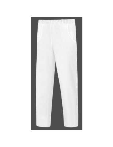 Pantalón Goma sin Cremallera Blanco PSU99- 6 [LOTE DE 4 Unidades] VESIN