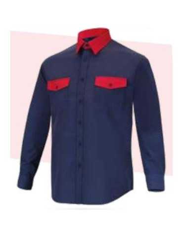 Camisa Manga Larga Cargo Marino 50 P19AMCARGO [LOTE DE 4 Unidades] VESIN