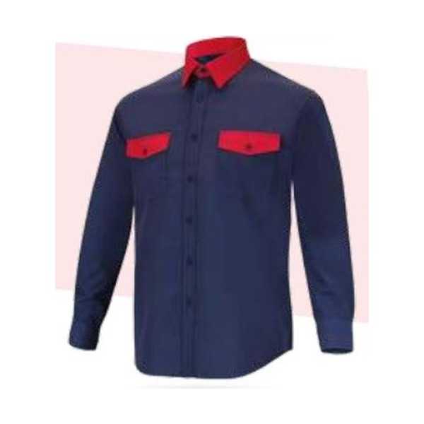 Camisa Manga Larga Cargo Marino 50 P19AMCARGO [LOTE DE 4 Unidades] VESIN