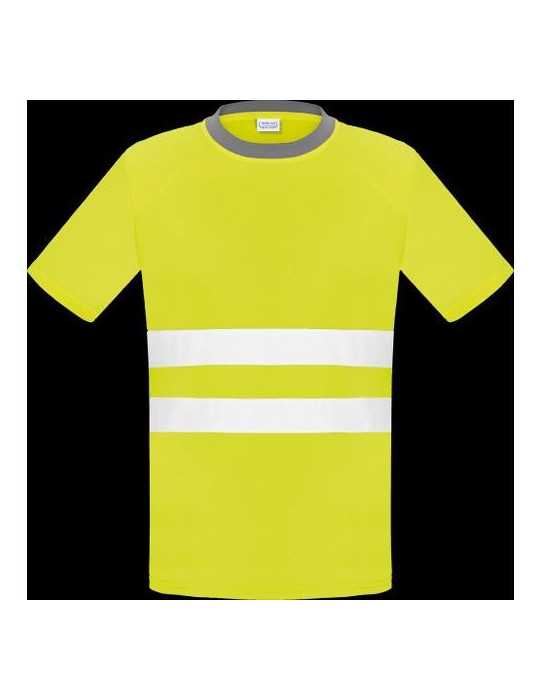 Camiseta Alta Visibilidad Amarillo Manga Corta L3000 m [LOTE DE 4 Unidades] VESIN