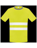 Camiseta Alta Visibilidad Amarillo Manga Corta L3000 L [LOTE DE 4 Unidades] VESIN