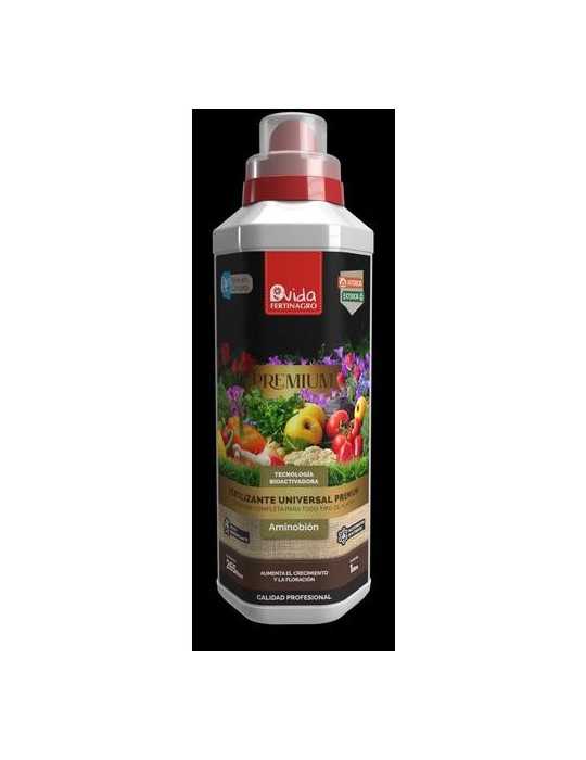 Fertilizante Universal Premium 1L 9 Nutrientes [LOTE DE 4 Unidades] VIDA FERTINAGRO