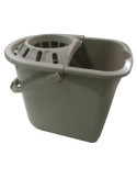 Cubo Rectangular con Escurridor 14L Gris 13250 [LOTE DE 6 Unidades] VIGAR
