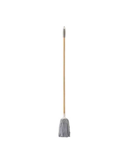 Fregona Microfibra Bamboo Print Grey con Palo 9394 [LOTE DE 4 Unidades] VIGAR