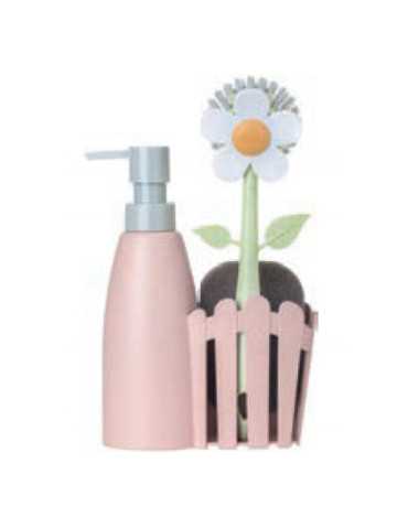 Set Fregadero Florganic Rosa 11098 [LOTE DE 4 Unidades] VIGAR