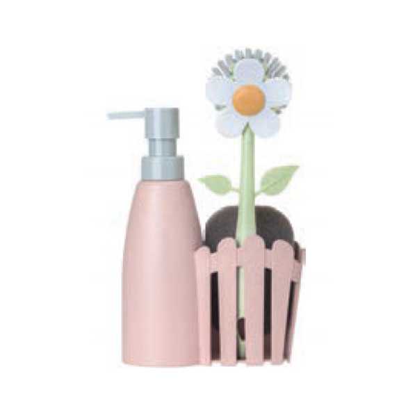 Set Fregadero Florganic Rosa 11098 [LOTE DE 4 Unidades] VIGAR