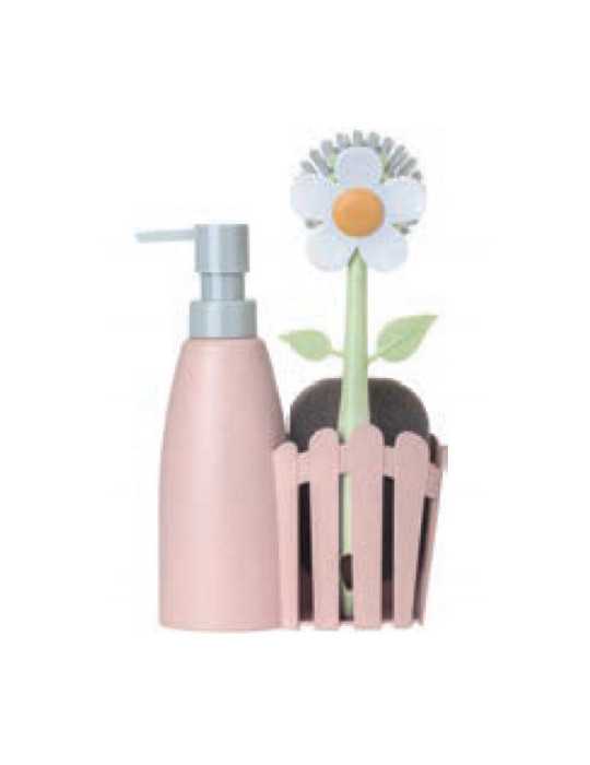 Set Fregadero Florganic Rosa 11098 [LOTE DE 4 Unidades] VIGAR