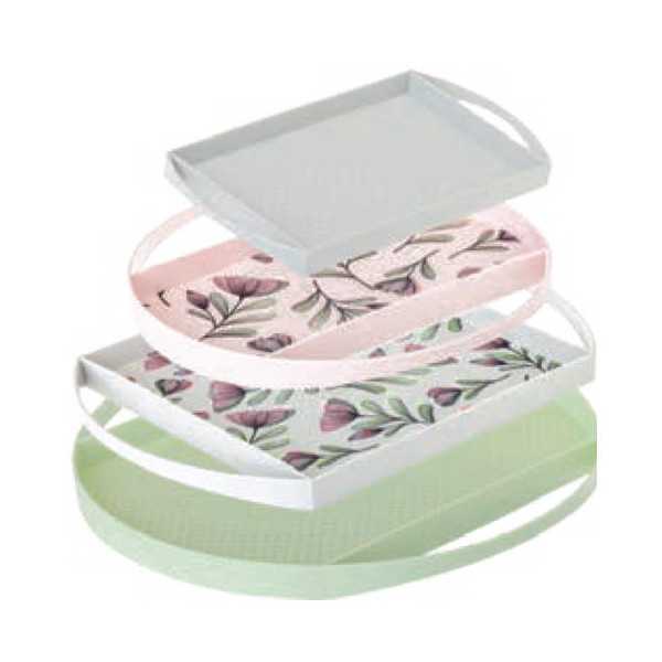Set Bandejas Flap Bamboo (4UD) 12321 [LOTE DE 2 Unidades] VIGAR