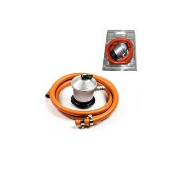 Kit Completo Butano 1,50MT + Regulador sin Válvula [LOTE DE 2 Unidades] VILALTA