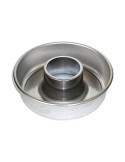 Molde Sabarin 25 cm Aluminio 26025 [LOTE DE 4 Unidades] VILLARINOX