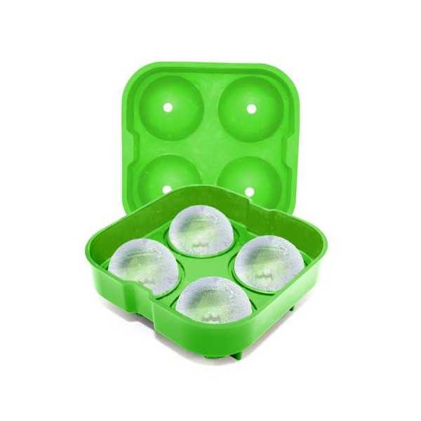 Molde Silicona 4 Hielos 5,5CM Verde Fik 182 [LOTE DE 4 Unidades] VIN BOUQUET