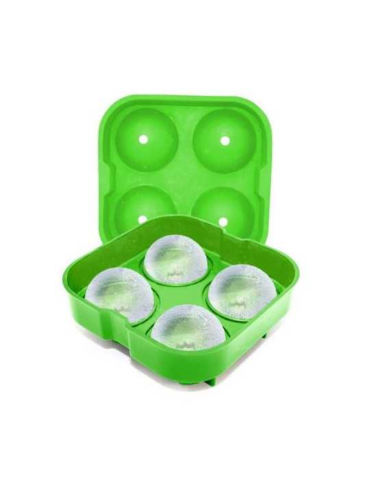Molde Silicona 4 Hielos 5,5CM Verde Fik 182 [LOTE DE 4 Unidades] VIN BOUQUET