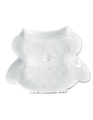 Plato Porcelana Snack Forma Buho FIH374 [LOTE DE 10 Unidades] VIN BOUQUET