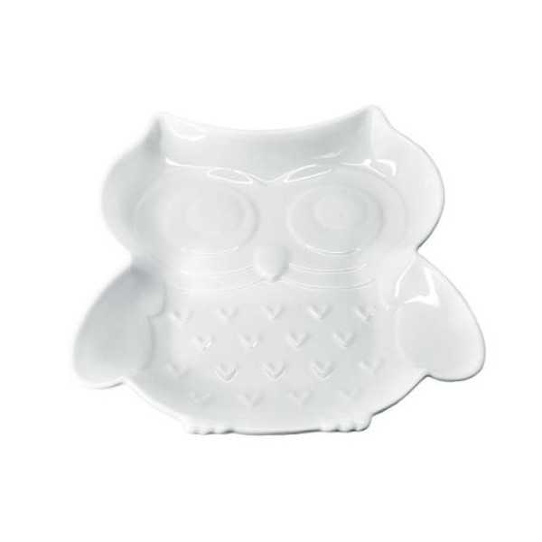 Plato Porcelana Snack Forma Buho FIH374 [LOTE DE 10 Unidades] VIN BOUQUET
