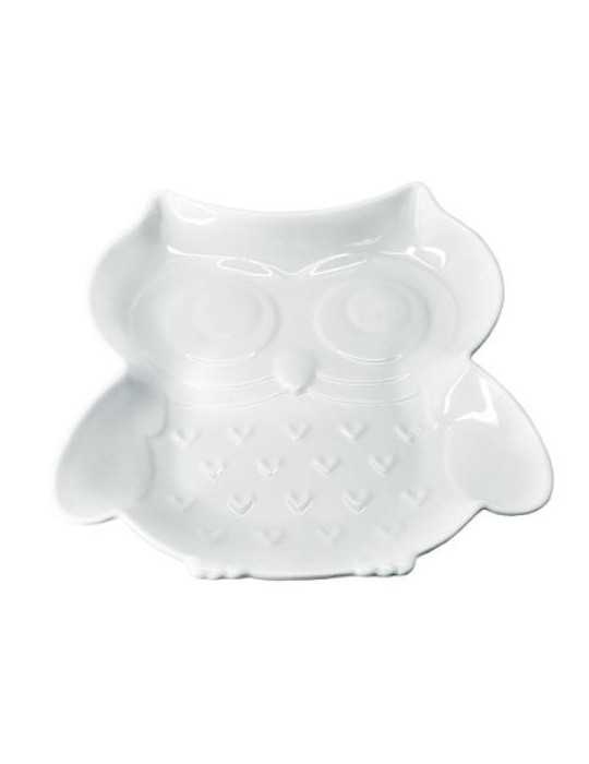 Plato Porcelana Snack Forma Buho FIH374 [LOTE DE 10 Unidades] VIN BOUQUET