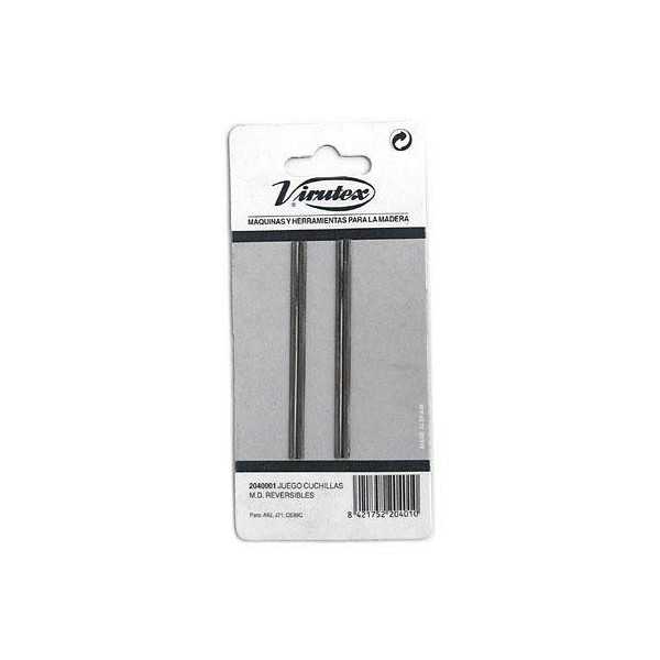 Cuchilla Reversible (Juego 2) 2040001 [LOTE DE 2 Unidades] VIRUTEX