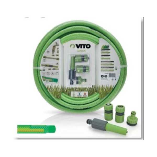 Kit Manguera Riego Completo 5/8 10M VIK6010 [LOTE DE 2 Unidades] VITO