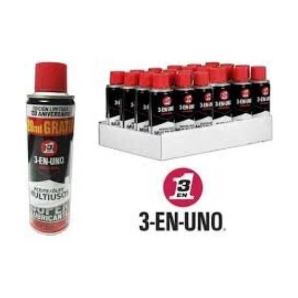 Aceite Multiusos 3-EN-1 200+20ML Lata Aniversario [LOTE DE 6 Unidades] WD-40