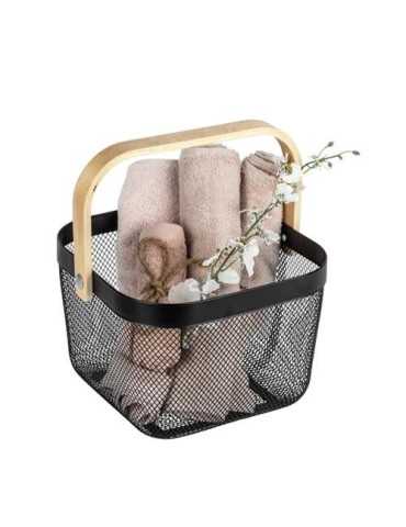 Cesta de Baño con Asa Bambusa 24755 [LOTE DE 2 Unidades] WENKO